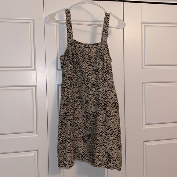 Animal print dress